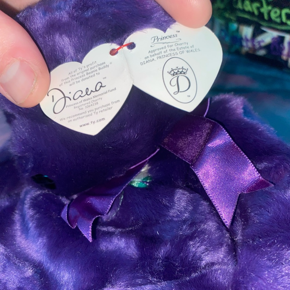 Princess Diana commemorative beanie baby.